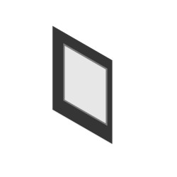 Sklo boční 4x429x525 KV 6.6.3 R   